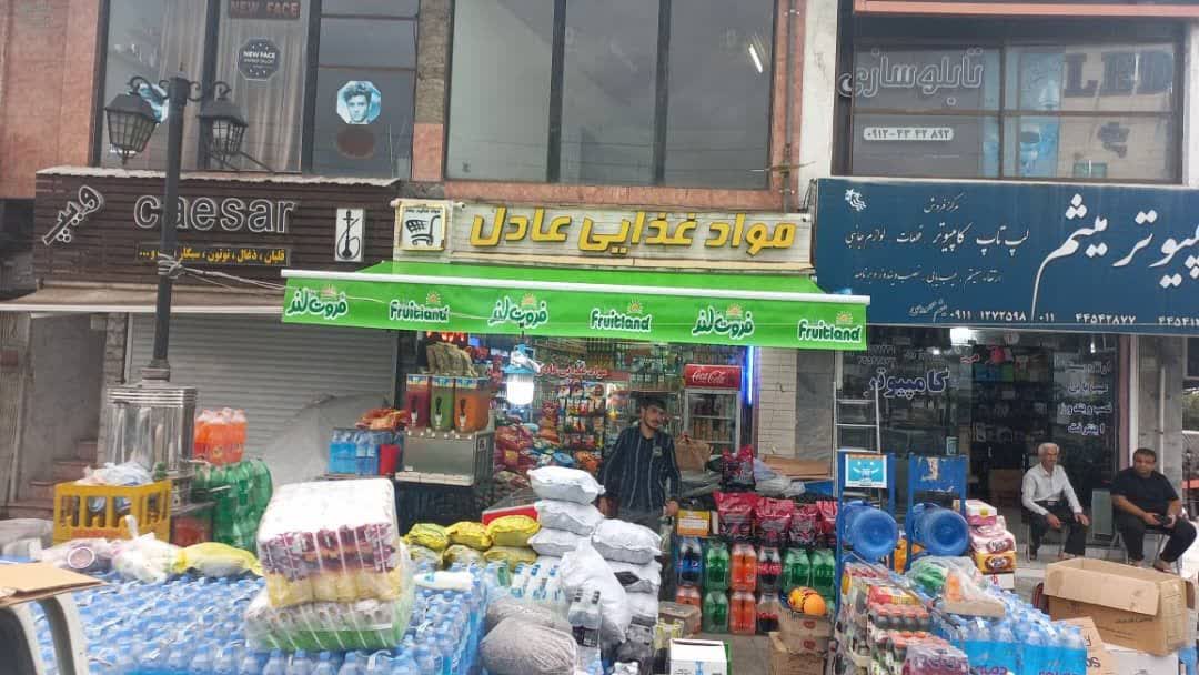 سایبان بازویی فروشگاهی